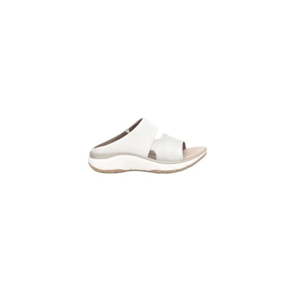 Bionica Airmont  leather slip on sandals silver and white size 9